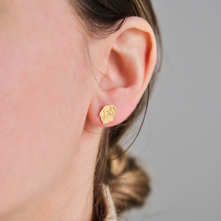 BirthFlower Stud Earrings