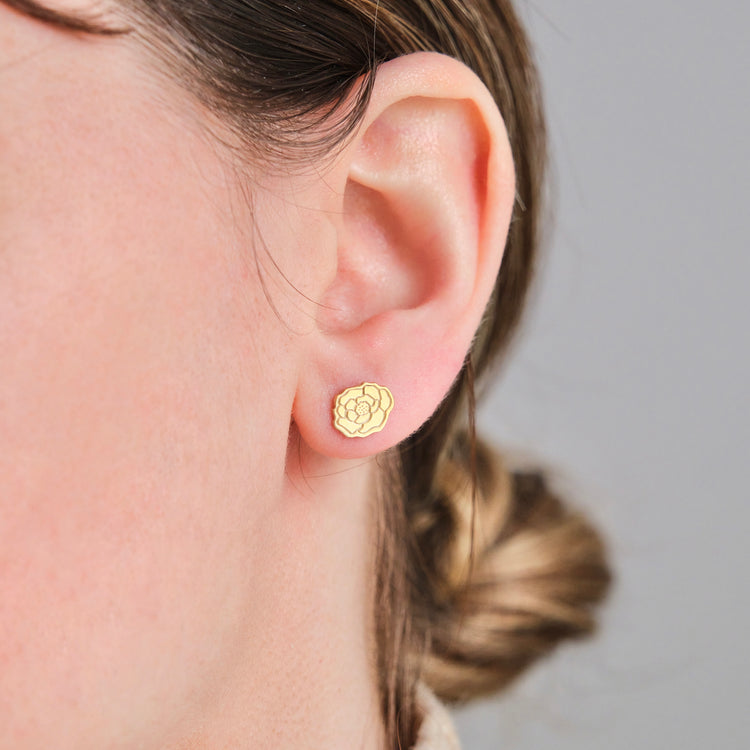 BirthFlower Stud Earrings