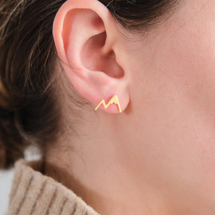 Mountain Stud Earrings