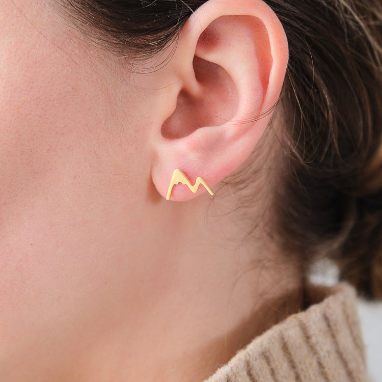 Mountain Stud Earrings